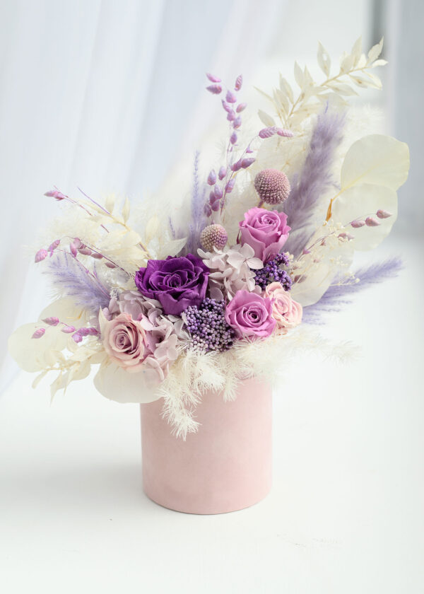 Flowerbox Pastelowy Fiolet