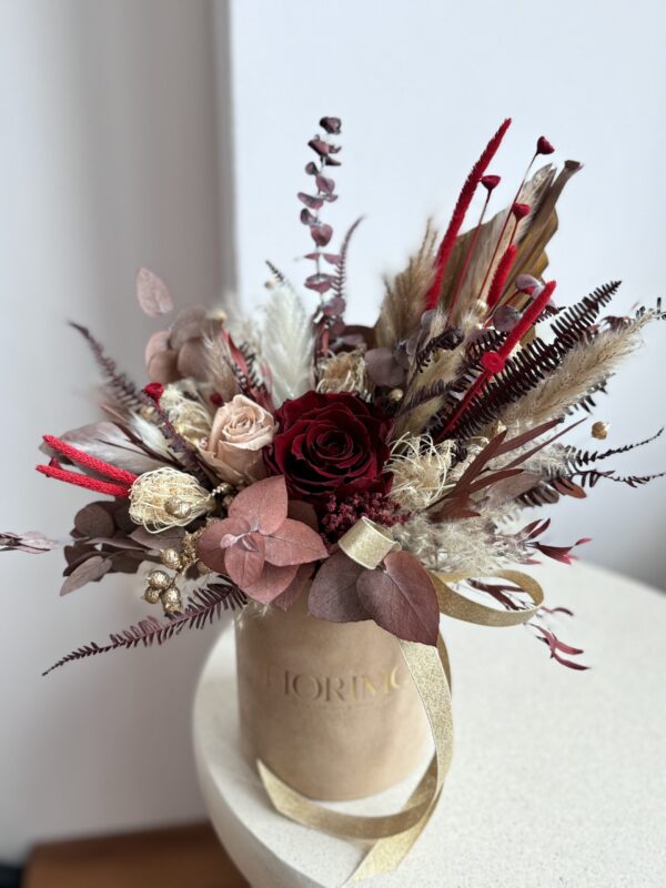 Flowerbox Bordowy - obrazek 3