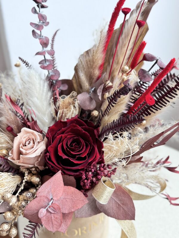 Flowerbox Bordowy - obrazek 4