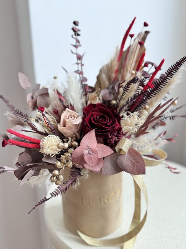 Flowerbox Bordowy - obrazek 5