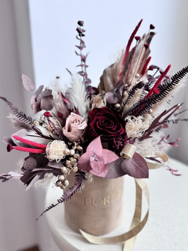 Flowerbox Bordowy - obrazek 6